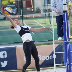 CEV SCA Beach Volleyball Finals 2019, Darnhall Tennis Club, Perth, Sat 21st Sep 2019. © Michael McConville. To buy unwatermarked prints and JPGs, visit https://www.volleyballphotos.co.uk/2019-Galleries/CEV-FIVB-Events/2019-09-21-BVF