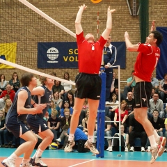 Scottish Volleyball Association's Men's Cup Final, City of Edinburgh 1 v 3 City of Glasgow Ragazzi, Wishaw Sports Centre, Sun 19th April 2009