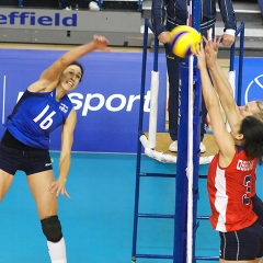 CEV Women's 2011 European Volleyball Championships, Round 2, Pool C, 2nd Leg, Great Britain 1 v 3 Israel (17-25, 12-25, 25-19, 22-25), Ponds Forge, Sheffield, Saturday 29th May 2010.