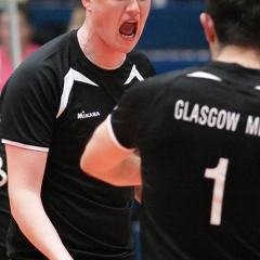 Scottish Volleyball Men's Plate Final, Glasgow Mets II 3 v 0 NUVOC [18, 19, 11], Wishaw Sports Centre, Sun 15th May 2011