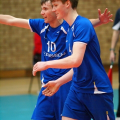 Scottish Volleyball U19 Men's JNL Final, Marr College 1 v 2 City of Edinburgh [25-22, 21-25, 11-15], Wishaw Sports Centre, Sun 15th May 2011