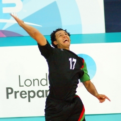 Egypt 3 v 0 Mexico [23, 24, 17], 2011 London Volleyball International Invitational, Earl's Court, London, 20th-24th July 2011