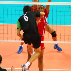 Egypt 3 v 0 Mexico [23, 24, 17], 2011 London Volleyball International Invitational, Earl's Court, London, 20th-24th July 2011