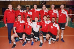 City of Glasgow Ragazzi 1 v 3 City of Edinburgh (23-25, 23-25, 25-22, 22-25), 2019 Men's Scottish Cup Final, University of Edinburgh Centre for Sport and Exercise, Sat 13th Apr 2019. © Michael McConville. Action photos available at: https://www.volleyballphotos.co.uk/2019-Galleries/SCO/National-Cups/2019-04-13-Mens-Cup-Final